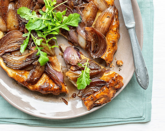 Upside Down Onion Tart