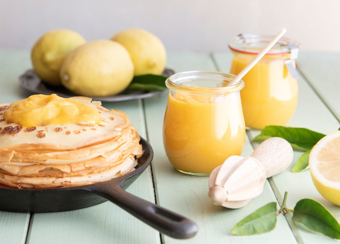 Homemade lemon curd